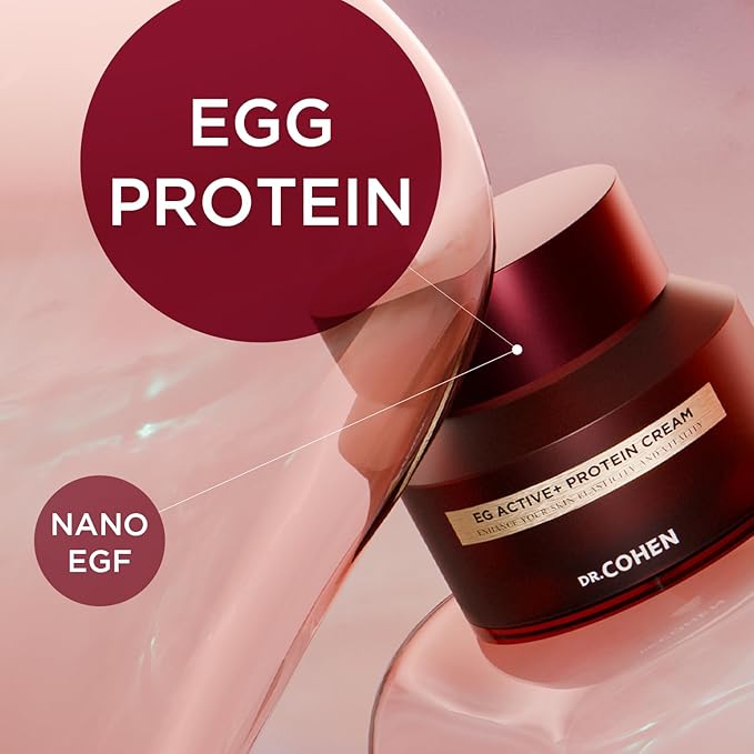 Nano-EGF Hydrating Face Cream – Egg Protein, Ceramide & Hyaluronic Acid – Daily Skin Hydrating Facial Cream – Ideal for Post-Skin Care Routines – 1.69 fl oz