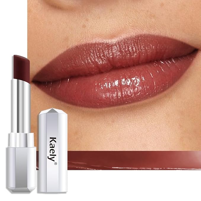 Kaely Honey Lipstick Tinted Lip Balm, Hydrating Shine Lipstick for Women Dry Lips, Moisturizing Nourishing Glossy Lip Gloss Stain Makeup, Sheer Lightweight, Vegan & Cruelty-Free, 00