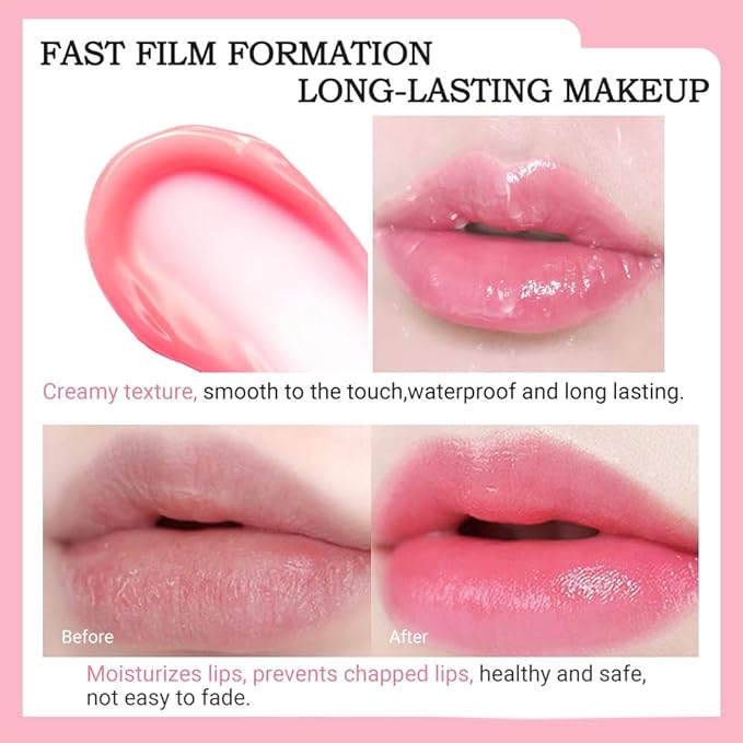 Kaely 3Pcs Peach Aloe Avocado Hydrating Lipstick Tinted Lip Balm, Color Changing PH Lipstick Makeup, Korean Magic Lip Stain Long Lasting Waterproof, labiales magicos 24 horas originales
