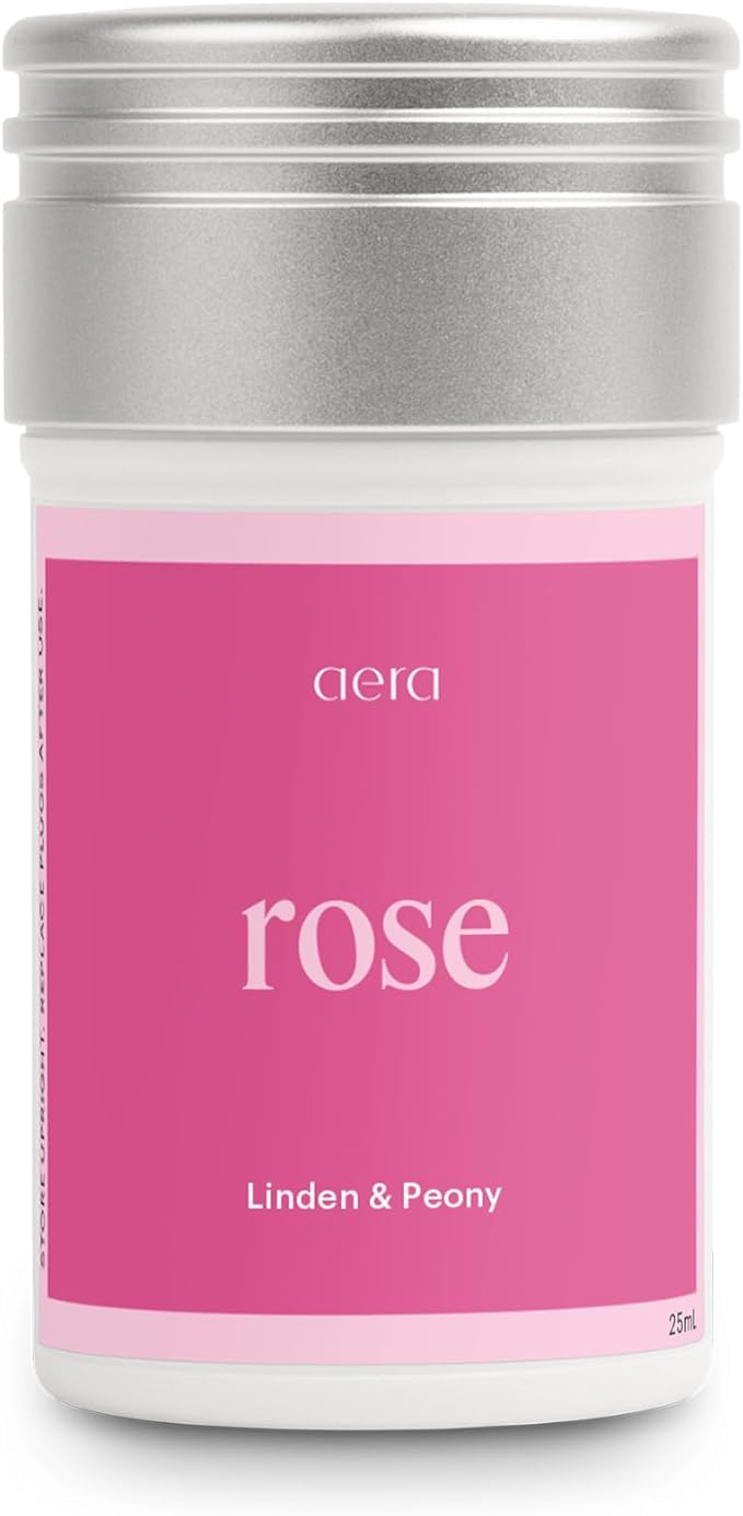 AERA Rose - Essential Oil for Home - Fresh and Sensuous Fragrance - Notes of Himalayan Rose, Linden and Peony - Scent Refill - Works with The Diffuser