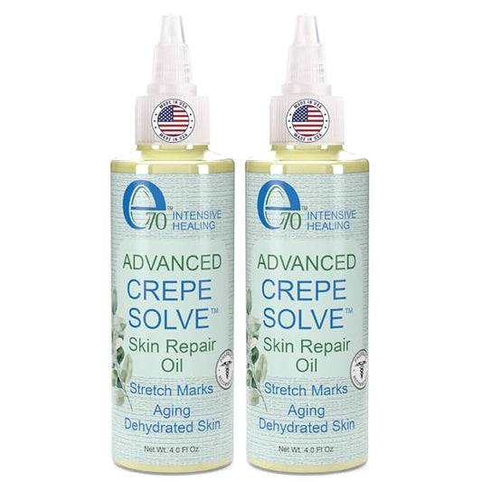 Advanced Firming Oil Crepe Skin (2 Pk, 4 Fl Oz each) - Made with Natural Oils, Licorice Root & Chamomile Extract - Moisturizing Crepey Skin Tightening and Firming Oil, Made in USA