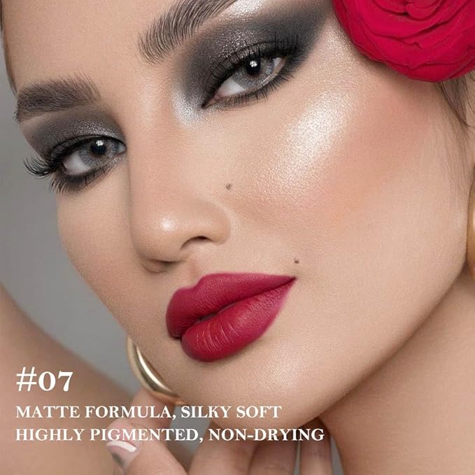 Nude Lipstick Lip Liner Matte Sets,Light to Dark High Pigmented Velvet Lipstick Lipliner for Daily Makeup,for Women Long Lasting Waterproof 24 Hours Lip Stick Lip Stain Makeup Gift Sets