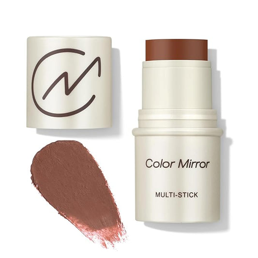 Multi-Use Makeup Stick - Blush, Lipstick, Eyeshadow & Highlighter For All Skin, Buildable Color, Long-Lasting, Lightweight, Natural Soft Finish(53 Desert Matte), 0.158 oz