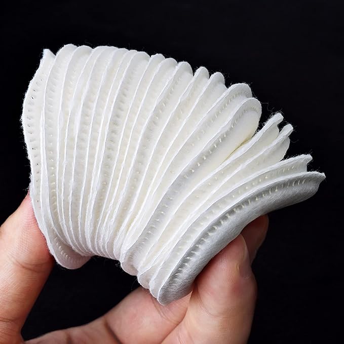 MSQ Cotton Rounds (500 Count), Makeup Remover Pads, Hypoallergenic, Face Cotton Pads, Facial Cleansing Round Cotton Pads, Lint-Free