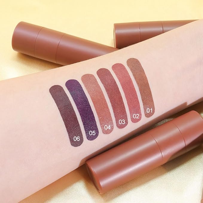 AMY'S DIARY Matte Crayon Lip Liner Lipstick Makeup, Precision Tip Matte Lip Crayon, Longwear Up To 24Hrs,Matt Lip Liner Make Up Smudge-Proof Lip Contour Waterproof for Women (Dusk, Regular)