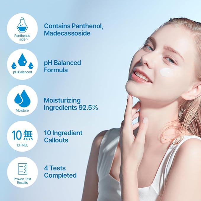 ETUDE Soonjung Hydro Barrier Cream Tube Type, Face Moisturizer for Sensitive Skin, Moisturizing and Soothing Cream, 92.2% Hydrating Ingredients, Low pH Level 5.5, Korean Skin Care, Beauty (2.53 Fl Oz)