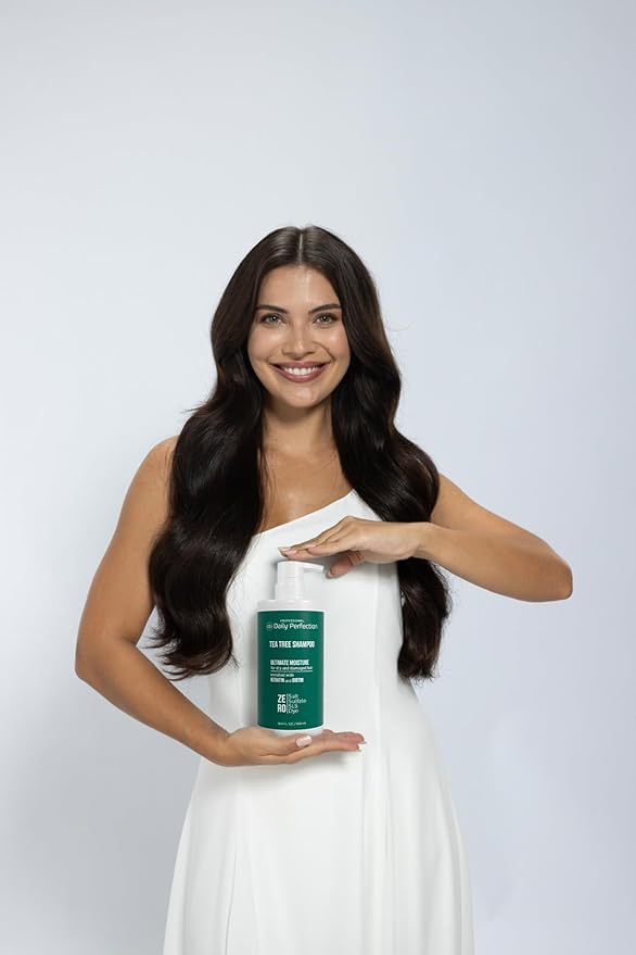 (dp) Tea Tree Conditioner – Hydrate & Soothe Dry Scalp and Hair – Clean + Salon-Grade Formula with Biotin & Keratin