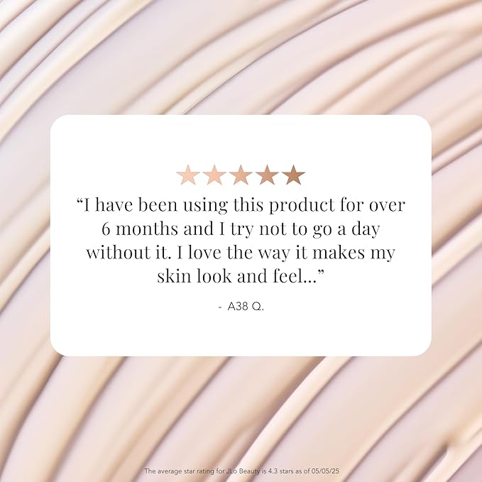 JLO BEAUTY That JLo Glow Face Serum, Skin Care Facial Serum that Helps Tighten, Plump, Glow, and Hydrate, Antioxidant Rich Formula Made with Squalane to Support Skin Elasticity & Skin Firmness, 1.5 Oz