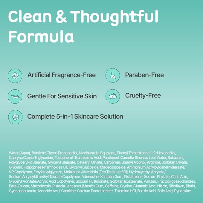 KIFT Multi-Solution Face & Eye Serum - Hydrating, Smoothing, and Soothing K-Beauty Skincare Serum for Radiant, Nourished Skin, 30ml