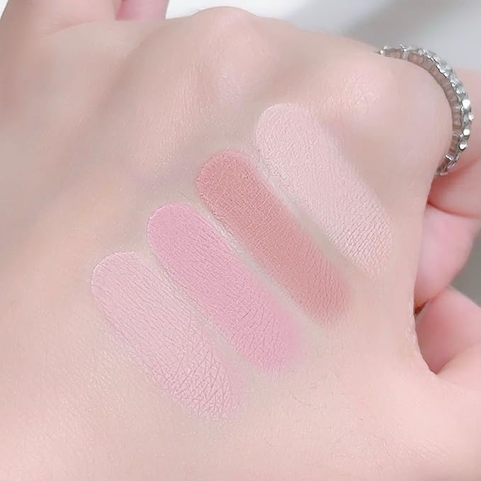 Nude Pink Eyeshadow Eye Shadow Palette Makeup,blush Naturing-Looking, Long Lasting, Neutral Nudes EyeShadow Pigmented Waterproof, sombras para ojos, Girls Monochrome Eyeshadows Gift 03#