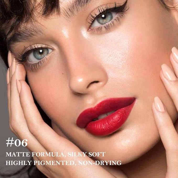 3Pcs Nude Lipstick Lip Liner Matte Sets,Light to Dark High Pigmented Velvet Lipstick Lipliner for Daily Makeup,for Women Long Lasting Waterproof 24 Hours Lip Stick Lip Stain Makeup Gift Sets