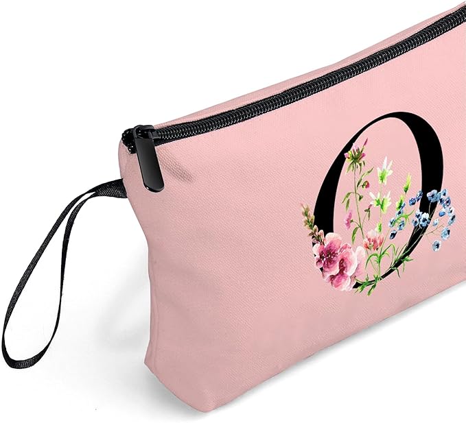 Happy Birthday Friendship Bridesmaid Team Gifts for Employees Women Mom Girl Daughter Teenage Personalized Make up Cosmetic Bag Travel with Mirror Mothers Day Christmas Graduation O