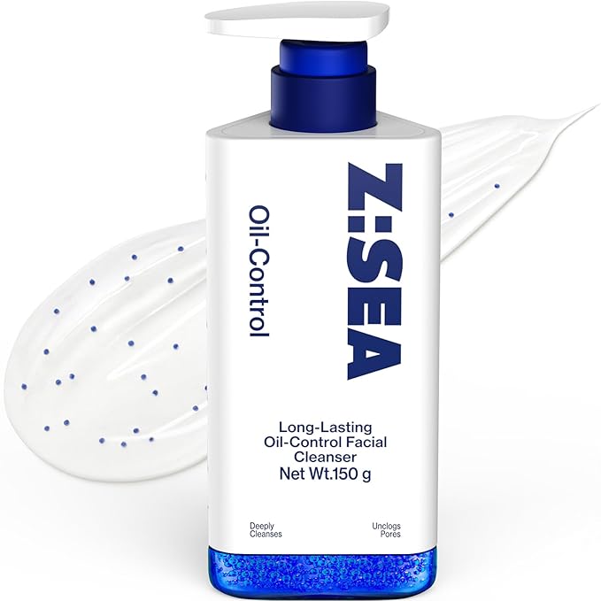 Z:SEA Foaming Face Wash, 5.29 Oz - Amino Acid & Salicylic Acid + Dual Seaweed, Gentle All-Gender Cleanser for Oil Control & Acne