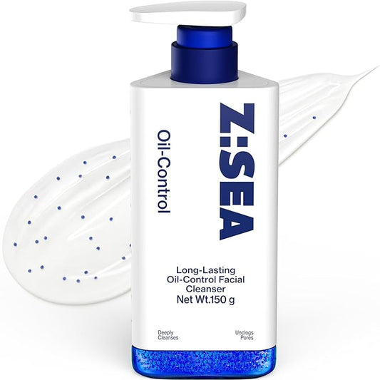Z:SEA Foaming Face Wash, 5.29 Oz - Amino Acid & Salicylic Acid + Dual Seaweed, Gentle All-Gender Cleanser for Oil Control & Acne