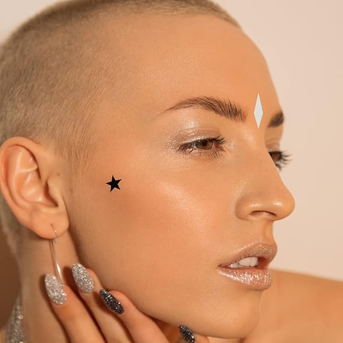 Stencil1FX - Tattoo Marks Makeup Stencil - for Costumes, Dress Up, Halloween, Cosplay, Arts, Face Painting