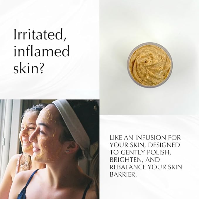 SHIMMER CHEF Honey Lime Polenta Face & Neck Plaster | Mindful Beauty Mask | Refines & Nourishes for Resilient, Radiant Skin | 5.5 oz