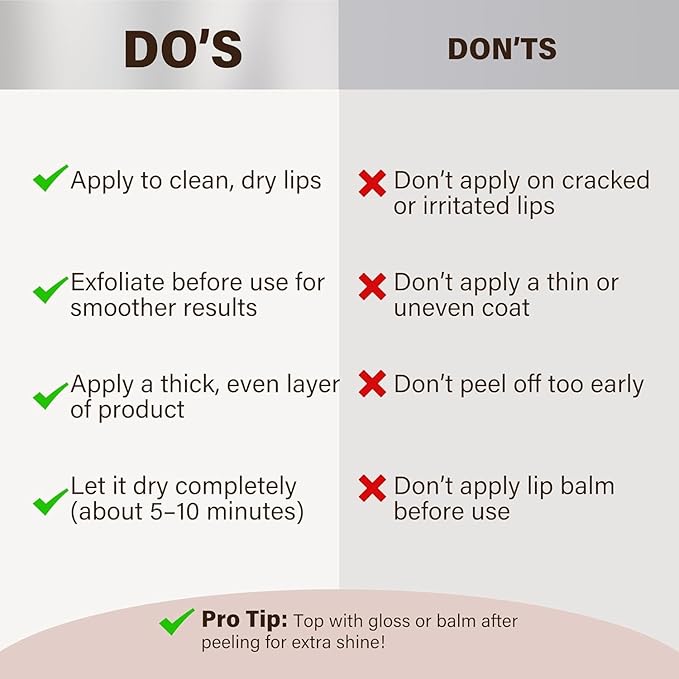 Peel Off Lip Stain Set – 3 Colors Long Lasting Lip Tint, Smudge-Proof, Transfer-Proof, Kiss-Proof, Vegan Lip Makeup Gift for Her