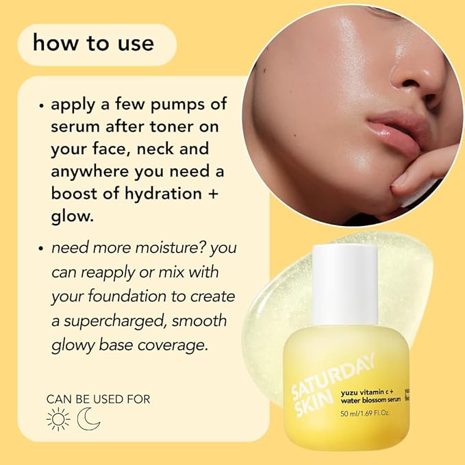 Vitamin C Serum For Face From Yuzu - Brightening Formula With Hyaluronic Acid 7 Peptide Mix And Niacinamide, Deeply Hydrate, Improve Uneven Skin Texture, Vegan, Korean Skin Care (50 ml)