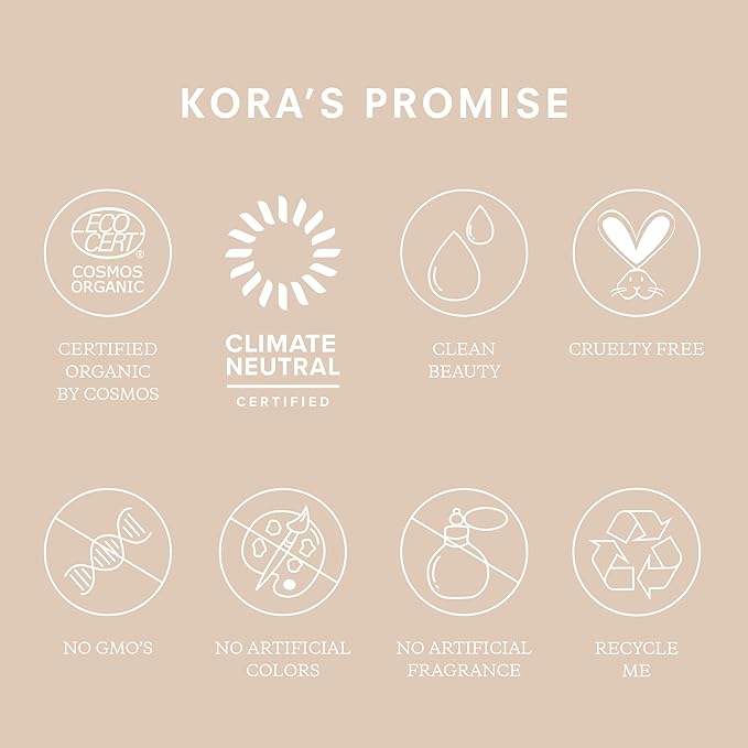 KORA Organics Turmeric Brightening & Exfoliating Mask, Multi-Use Facial Scrub, Polish & Illuminate, Certified Organic Exfoliating Face Mask, Cruelty Free Exfoliator - 3.38 fl oz