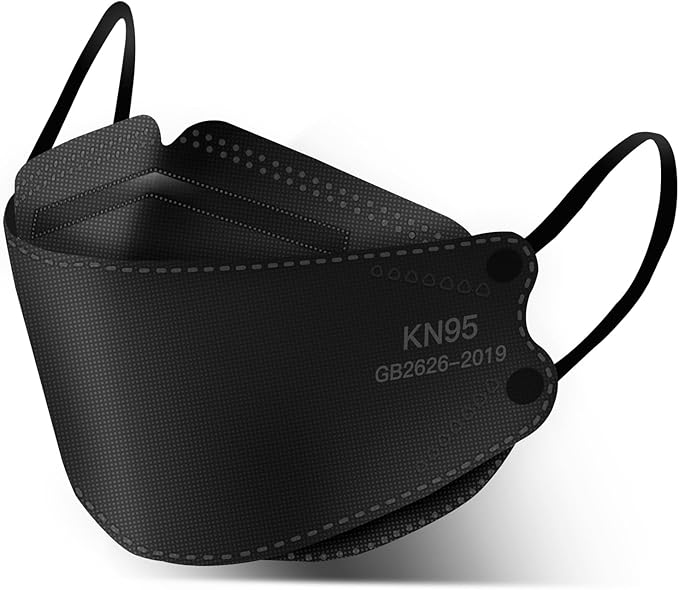 HUHETA 50 PCs KN95 Face Mask, 5-Layer Face Mask Filter Efficiency≥95%