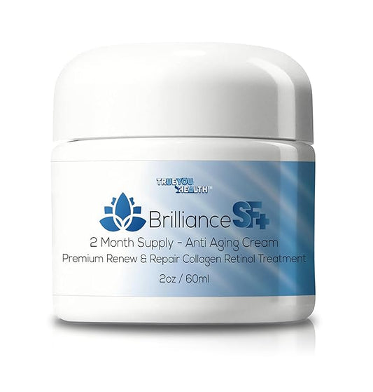 Brilliance SF Plus 2 Month Supply Anti Wrinkle Cream - Our Best Pro Brilliance SF Anti Aging Cream / Anti Wrinkle Cream Plus - Premium Plus Brilliance SF Cream for Day & Night - Promote Soft Skin