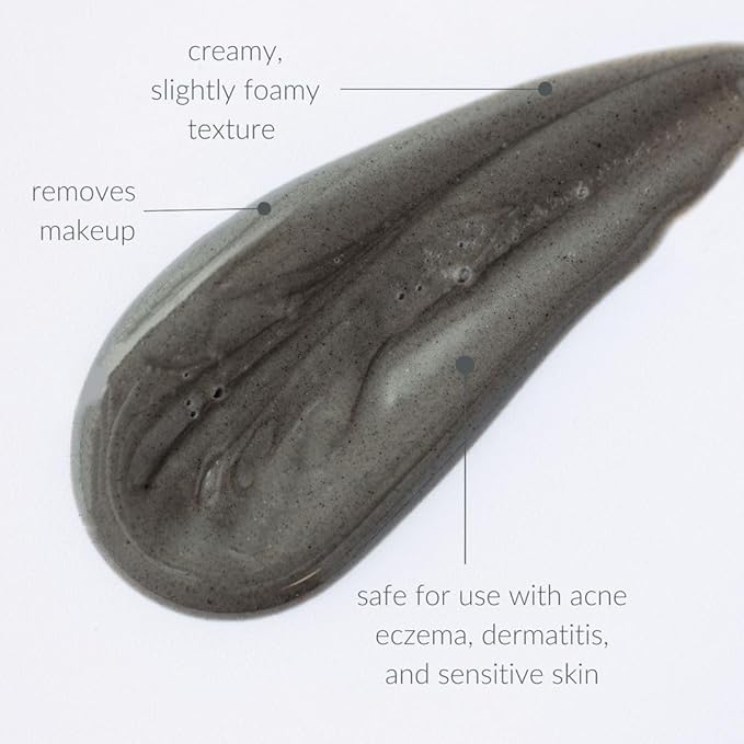 Osmia Skincare - Natural Purely Gentle Mud Cleanser | Aloe, Clay, Honey, Chamomile, Licorice Root | Strengthen, Detoxify, Soothe | Clean Beauty For Healthy Skin (2.5 fl oz | 75 ml)