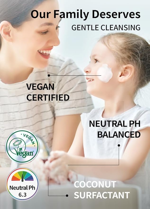 BEAUDIANI Pure Foaming Cleanser | Gentle Cica & Orange Oil Face Wash, Vegan Makeup Remover & Pore Care for Sensitive & All Skin Types