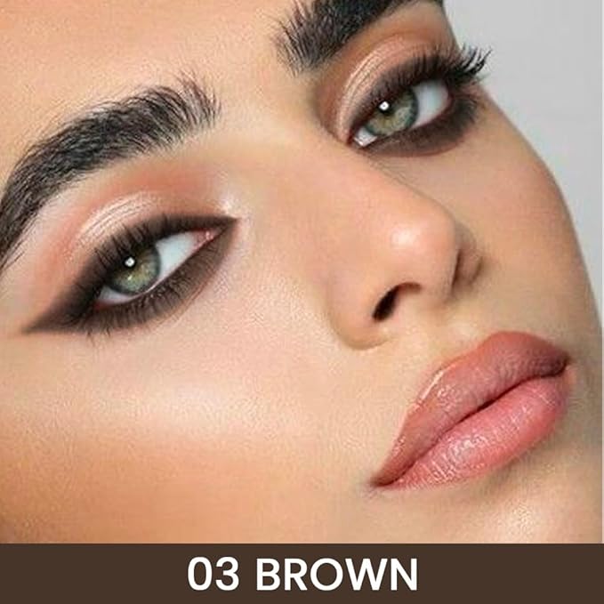 evpct 1Pcs Brown Gel Eyeliner Pencil Eye Black Face Paint Stick Makeup Set Waterproof Matte Cream Crayon Eyeliner Pencil Set Cat Eye Liners Eyeshadow Guide delineador de ojos contra el agua
