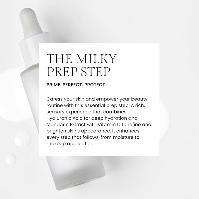 OFIR Face Milk Hydrating Cream Serum for Dewy Radiance | Lightweight Hydrating Face Serum for Women | Brightening Sheer Glow Primer | Daily Skin Care Formula | Smoothing Finish | 1 FL OZ Bottle