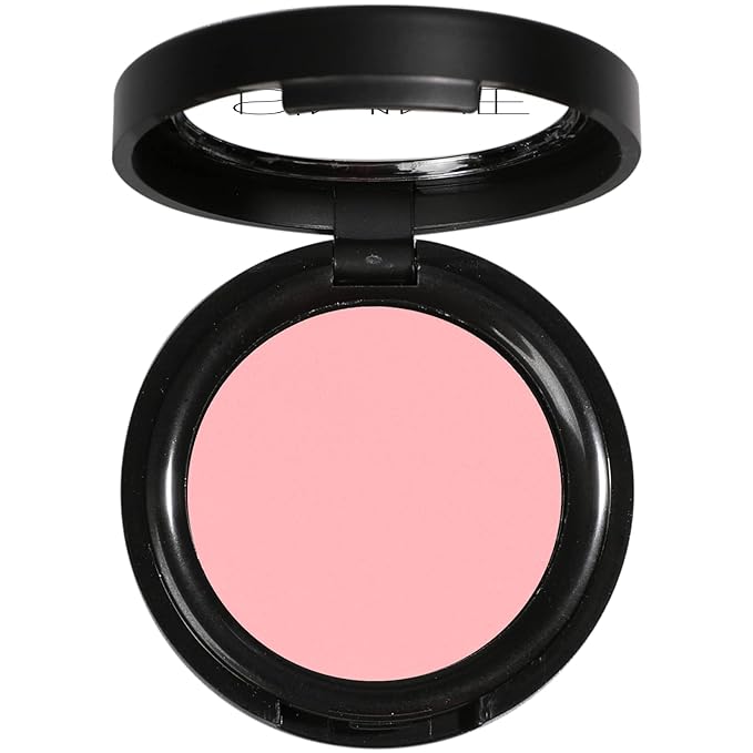 ISMINE Single Eyeshadow Powder Palette, Matte Light Pink, High Pigment, Longwear Single Eye Makeup for Day & Night