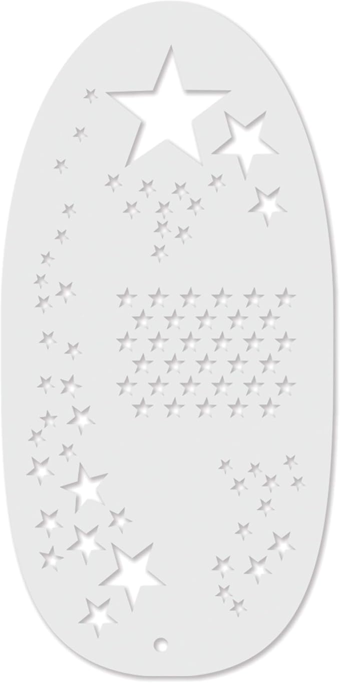 STENCIL1FX Star Witness Stencil Eye Makeup Stencil for Costumes, Dress Up, Halloween, Cosplay, Arts, Face Painting