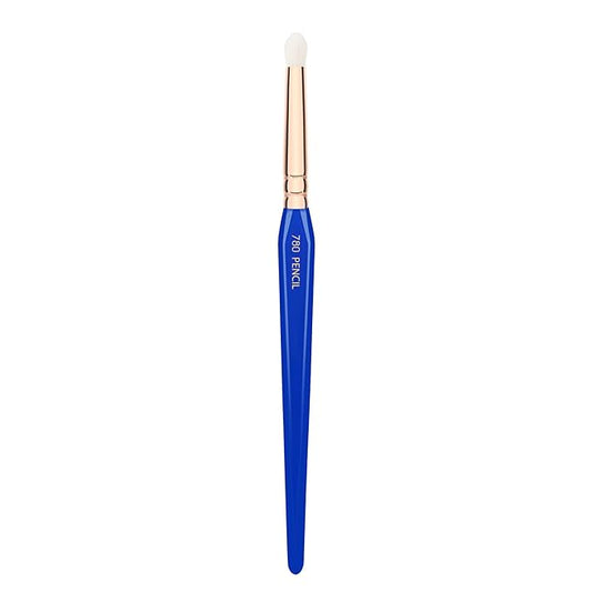Bdellium Tools Professional Makeup Brush - Golden Triangle 780 Pencil - With All Vegan and Soft Synthetic Fibers, For Blending Eye Makeup (Blue, 1pc)