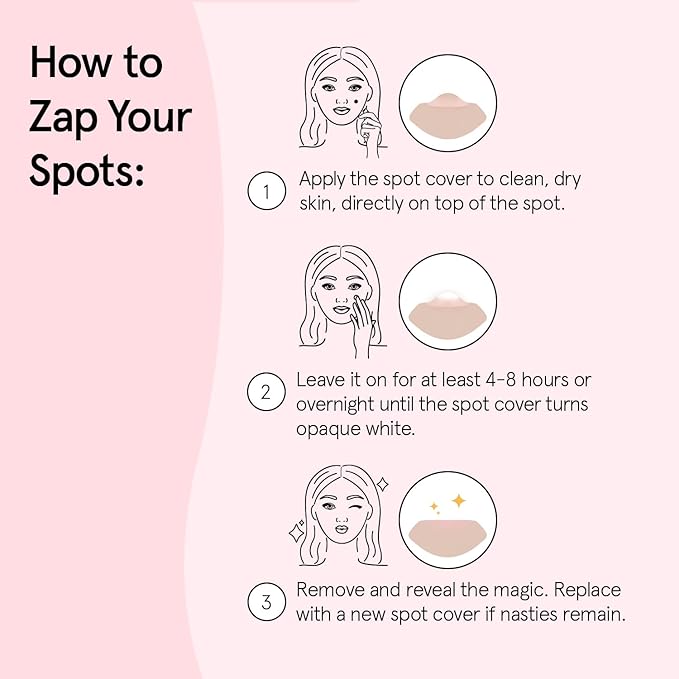 grace & stella Award Winning Pore Strip - Pimple Patches for Face - Hydrocolloid Acne Patches for Shrinking Zits, Breakouts - Spot Stickers - Dermatologist-Tested, Vegan (Invisible, 36 Count)