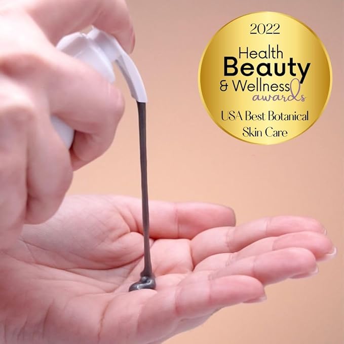 Organic Face Wash - Anti-Aging, Hydrating, Gentle Daily Cleanser for Women and Men with Coconut Oil, Aloe Vera, Activated Charcoal, and Vitamin C and E