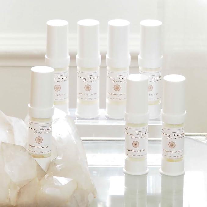 Tammy Fender - Awakening Eye Gel | Natural, Organic, Cruelty-Free, Non-Toxic Travel Beauty Skincare | Soothe, Moisturize, & Hydrate Tired Eyes | Lightweight (.5 oz | 15 g)