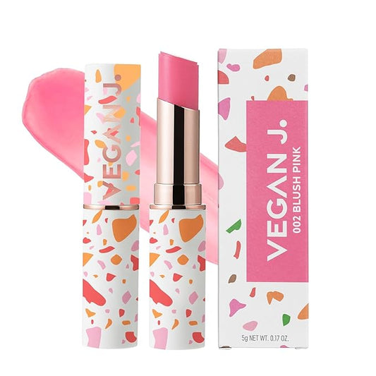 Lip Balm – Long-Lasting Hydration with Natural Color – Korean Beauty, Oasis Plant Complex, Silicone-Free, Vegan & Cruelty-Free Lip Care (002 Blush Pink)