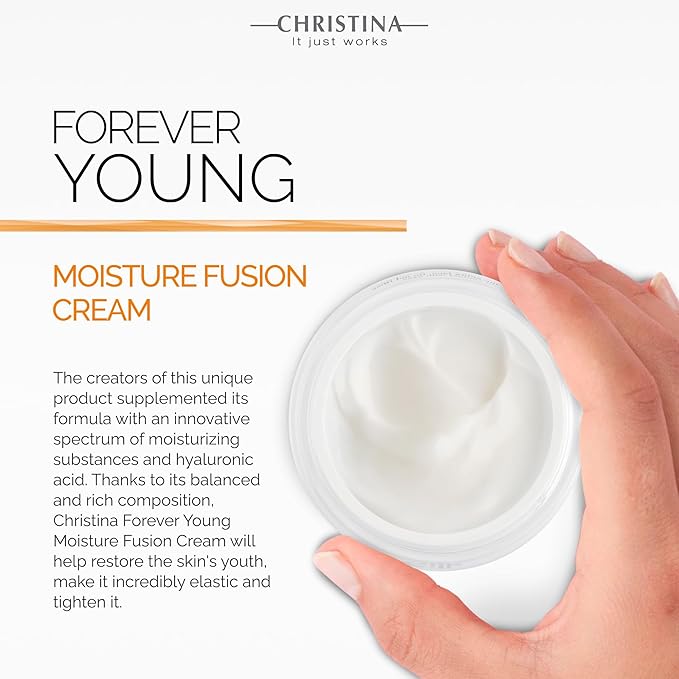 -CHRISTINA- Forever Young Moisture Fusion Cream for Face with Hyaluronic Acid | Face Moisturizer Rejuvenates & Firms the Skin 50ml
