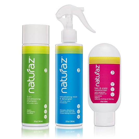 Moisture Burst System for Tight Curls & Coils, Hydrates & Nourishes Dry, Damaged Hair & Scalp, Infuses LASTING MOISTURE & Softness, Detangles, Supports Growth, Reduces Itch & Flakes, 8 Fl Oz