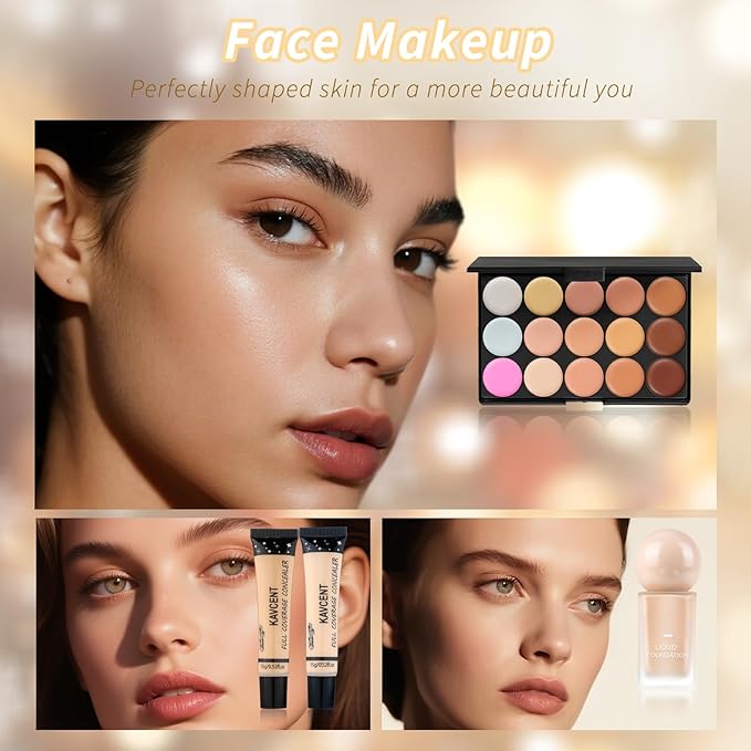 Makeup Kit for Women Teens full Kit Makeup Set for Teen Girls Makeup Gift Sets for Teenagers Christmas Makeup Kits for Teens 14-16 Christmas Gifts