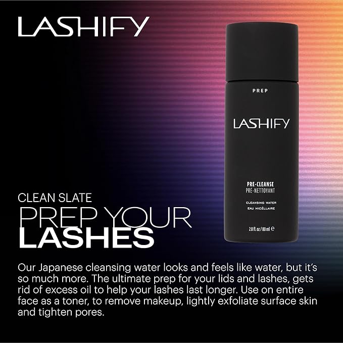 Lashify Total Treatment Bundle Set – Cleanser, Face Oil, Lip and Cheek Stick and Makeup Remover bundle