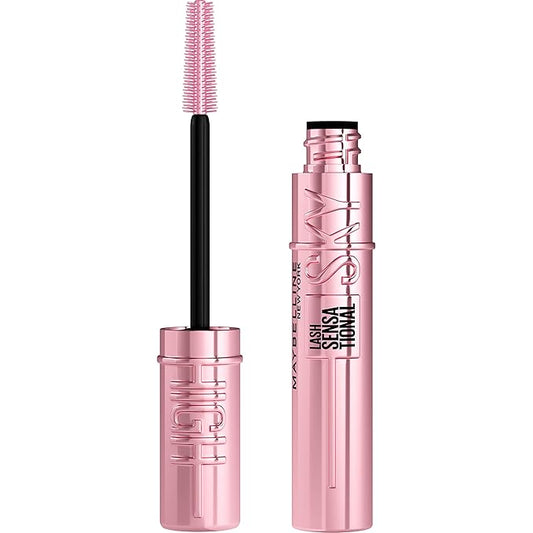Maybelline New York Lash Sensational Sky High Mascara, Limited Edition Holiday Make Up, Lengthening & Volumizing, Very Black, 0.24 Fl Oz