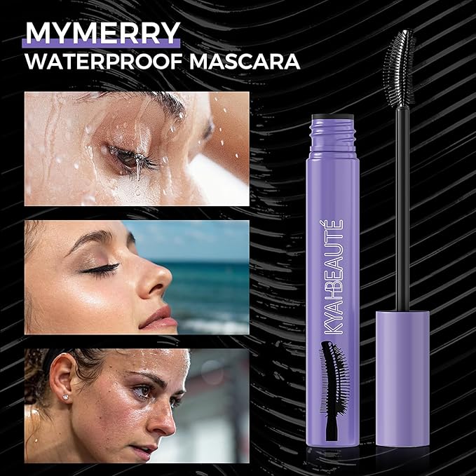 Lash Waterproof Mascara Black, Beauty Makeup Mascara Voluming and Lengthening Long Lasting, Tubing, Curling, Multiplying, Exquisitely 8g/0.28 fl.oz