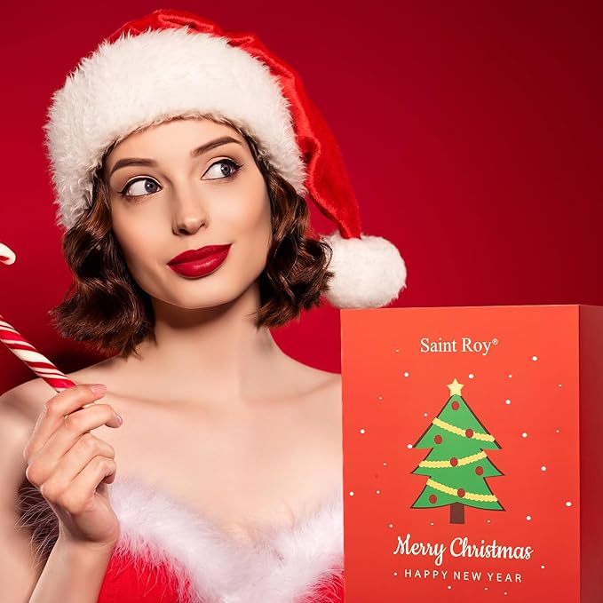 Christmas Gift Set, Bath and Body Gifts Sets for Women, Merry Christmas Surprise Box, 15pcs Luxury Spa Gifts for Her, Teen Girls, New Year Surprise Christmas Skincare Set, Advent Calendar