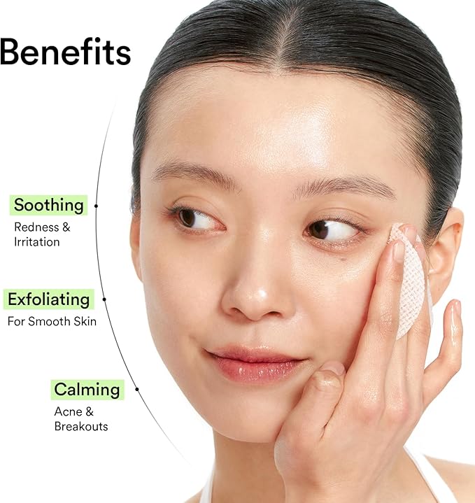 Abib Heartleaf Spot Pad Calming Touch 80pads 5.07 fl.oz. | Korean Acne Soothing Toner Pads for Face, Cleansing, Disposable, Exfoliant, Skin Care