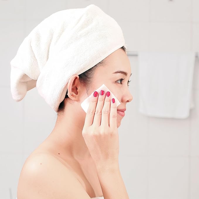 Diane 2.4" x 2" Cotton Squares, 100% Pure Cotton, Ideal for Makeup Removal, Nail Polish Touch-Ups, Skincare, and Everyday Household Use, 160 Count