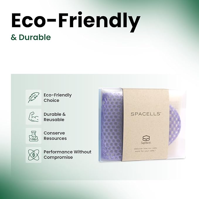 Panthenol Soap-Free Gel Cleanser Bundle with Supracor SpaCells Exfoliating Facial Sponge | Hydrating Cleanser & Honeycomb Exfoliating Glove for Deep Skin Cleansing | Panthenol Cleanse