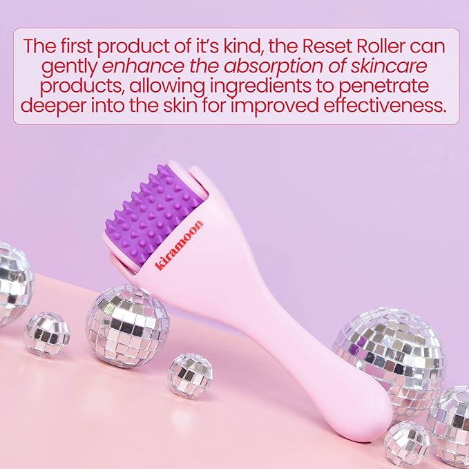 Reset Roller to Boost Skincare Absorption, Reduce Puffiness, Relax Jaw Muscles, and Promote Collagen. Anti-Aging and Relaxing Silicone, Gifts for Her