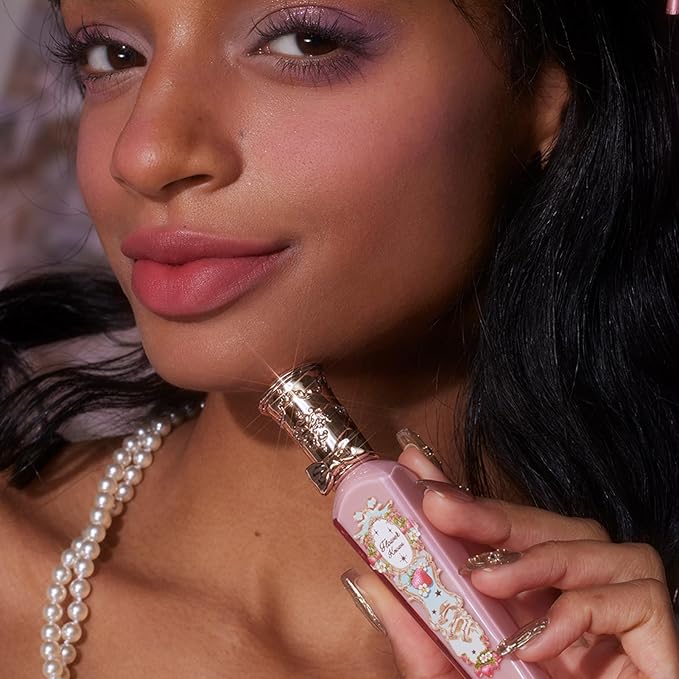 Flower Knows Strawberry Rococo Cloud Lip Cream,Velvety Matte Liquid Lipstick,Pink Lipstick,Long Lasting Lip Stain,Kiss-proof Blurred Lipstick for Girls&Women,0.12 Fl Oz(S06 Tea Break)