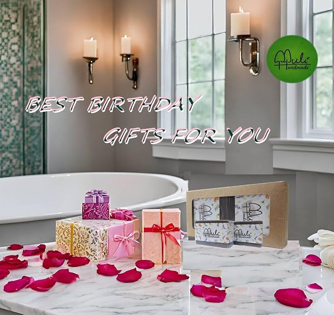 Natural Handemade Bar Soap for Men and Women with Essential oils, Scented Bar Soaps for Bath, Fragrance Regular Use Gift Set (Pack of 2) Comfrey