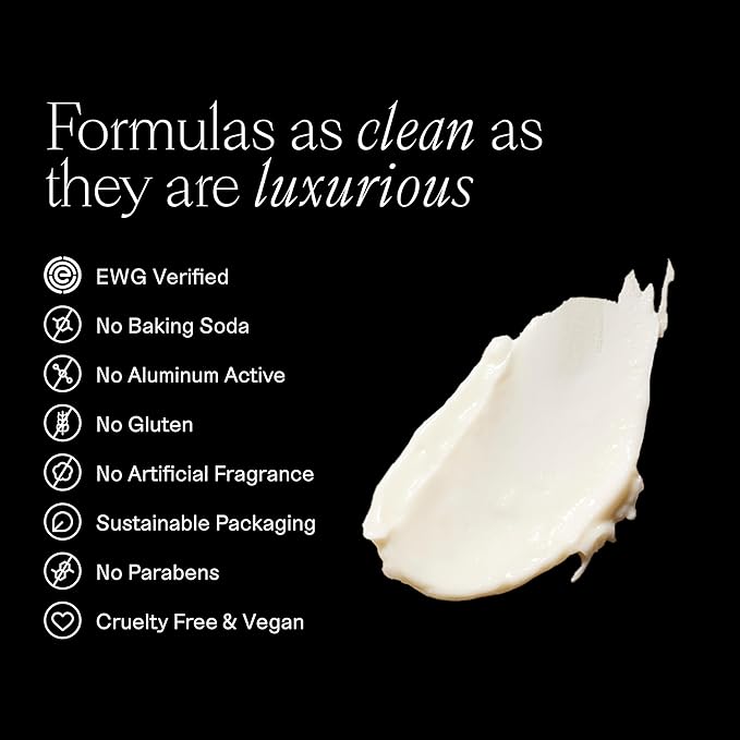 Each & Every Aluminum Free Deodorant for Men & Women, Unscented - Fragrance-Free All Natural Deodorant for Sensitive Skin, EWG Verified - Clean, Baking Soda-Free, Plant-Based Fragrance - 2.5oz, 2 Pack